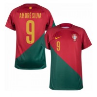 Portugalsko Andre Silva #9 Domáci futbalový dres MS 2022 Krátky Rukáv